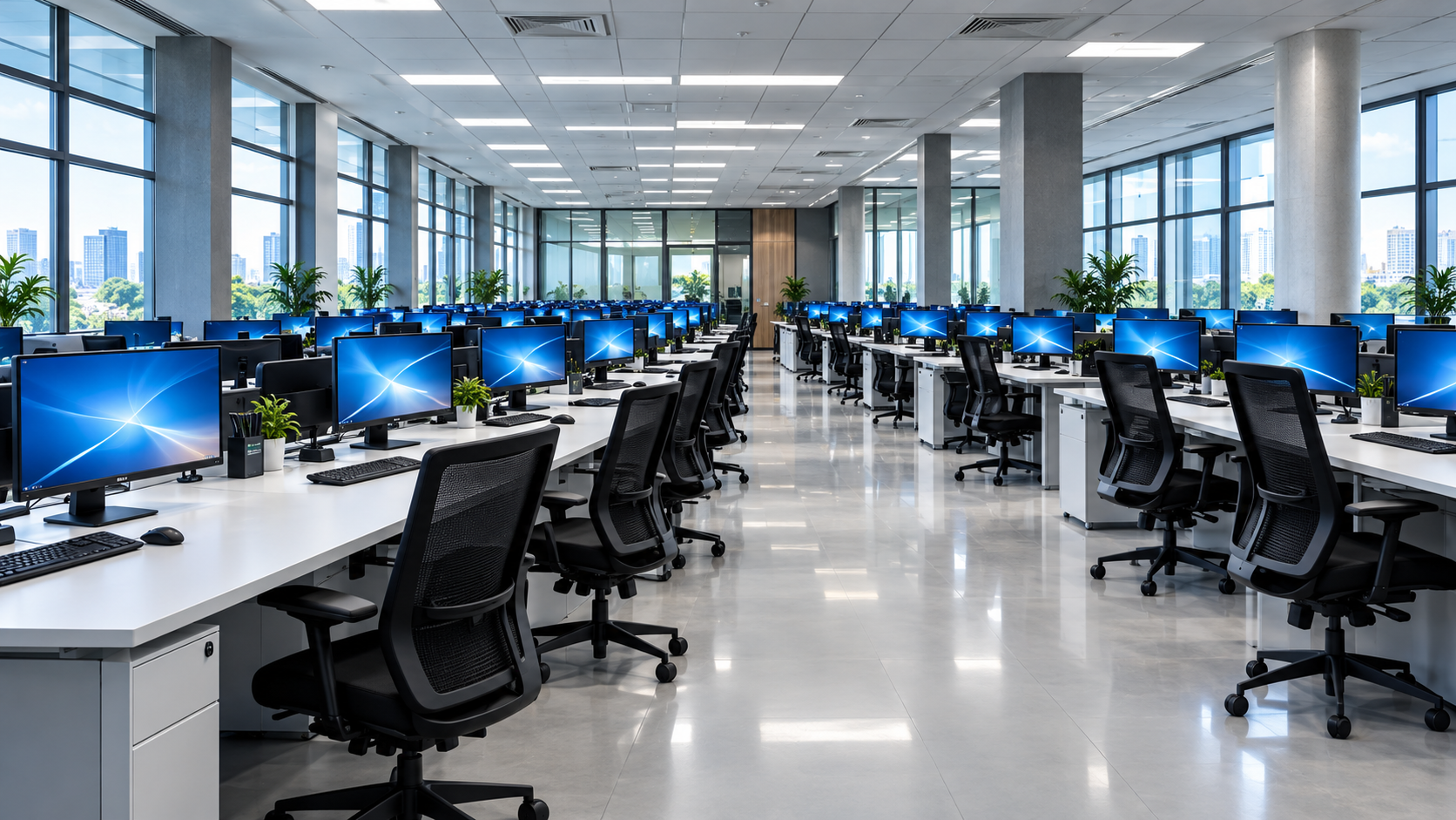 Corporate Office Setup Project - Mercilin Computers